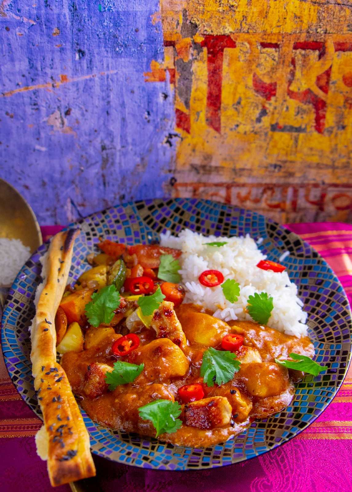 Daniels Kochstunde: Indisches Butter Chicken mit Reis und Koriander